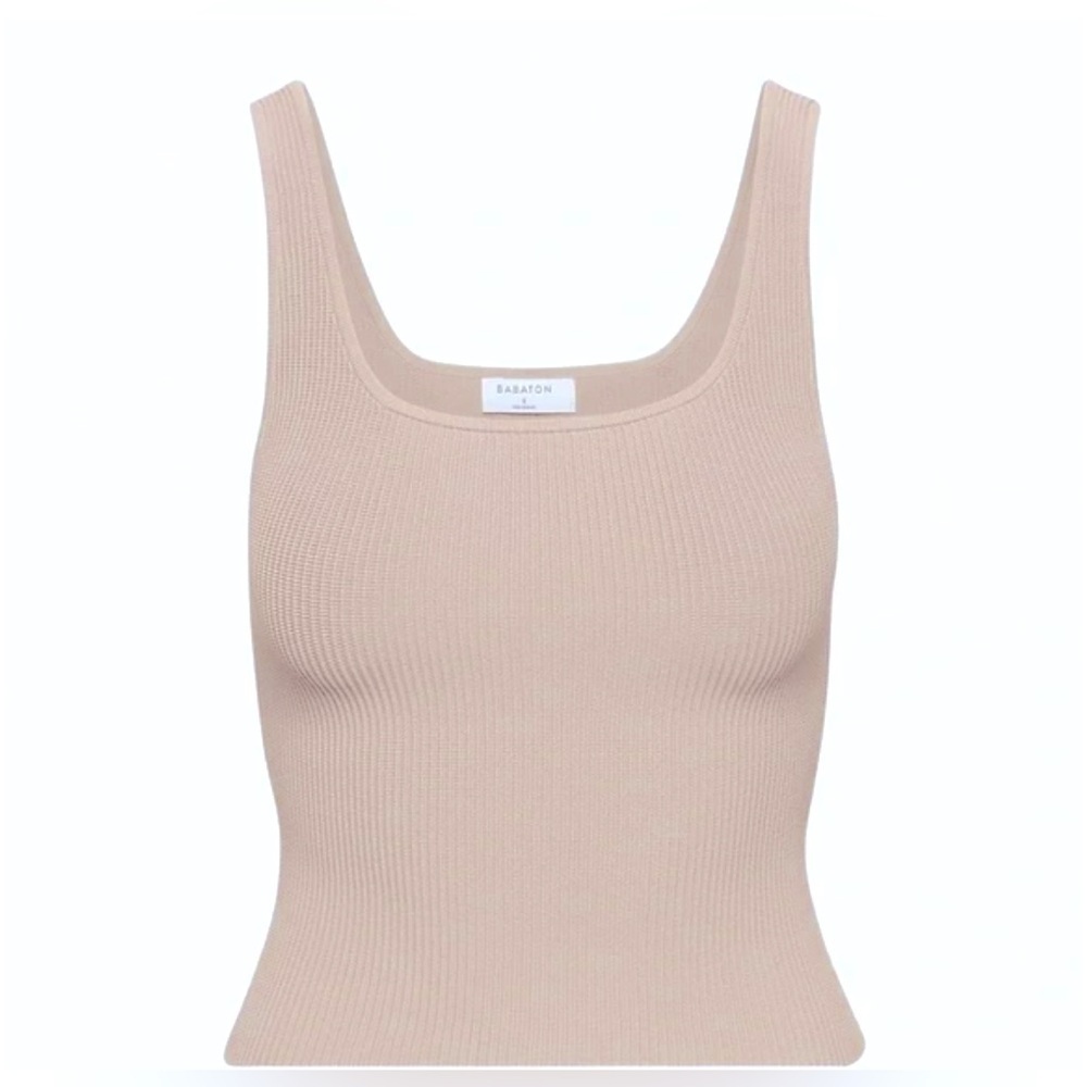 Aritzia Babaton Sculpt Knit Squareneck Tank